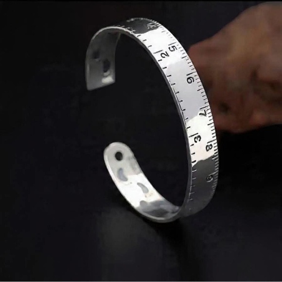 None Accessories - UNISEX 925 STERLING SILVER CUTE DESIGN BANGLE BRACELET